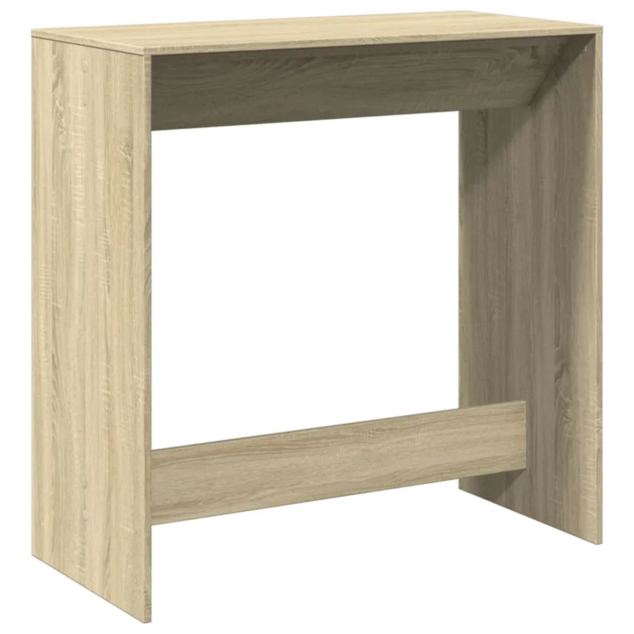Table de bar chêne sonoma 102x50x103,5 cm bois d'ingénierie - 5
