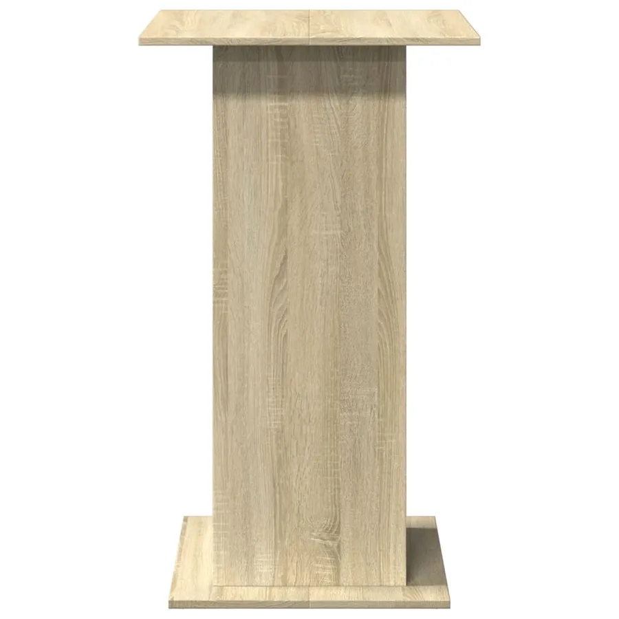 Table de bar avec rangement chêne sonoma bois d'ingénierie - 5