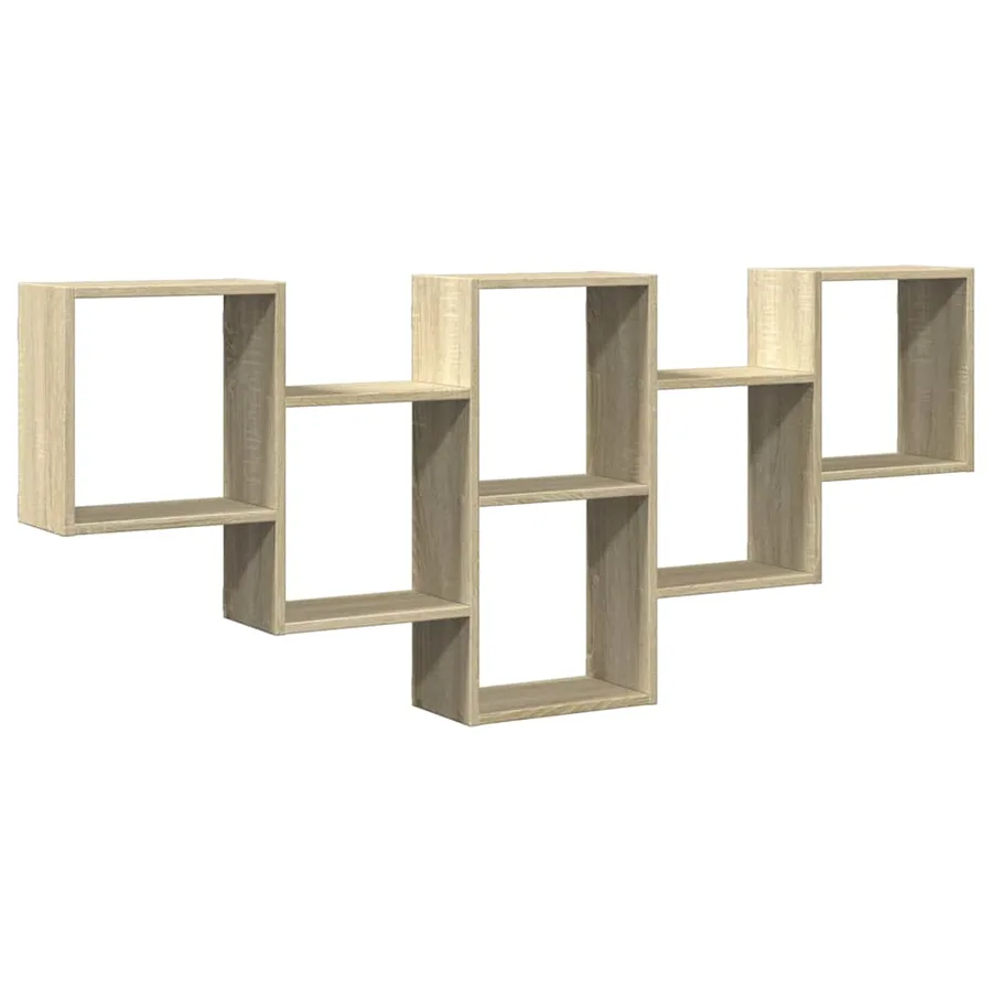 Étagère murale chêne sonoma 159x18x66 cm bois d'ingénierie - 2