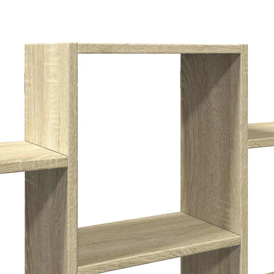 Étagère murale chêne sonoma 159x18x66 cm bois d'ingénierie - 7