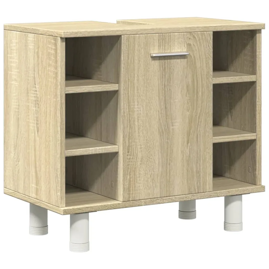 Ensemble de meubles de salle de bain 3 pcs chêne sonoma - 8