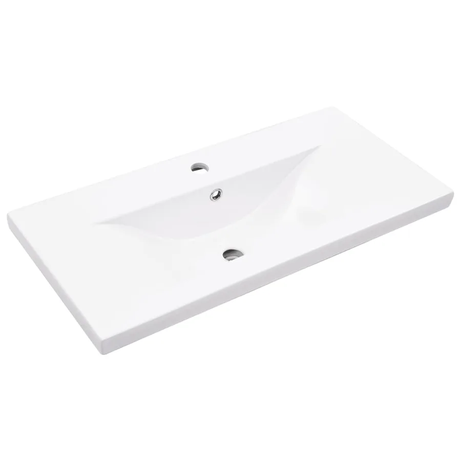 Ensemble de meubles de salle de bain 2 pcs gris béton - 7