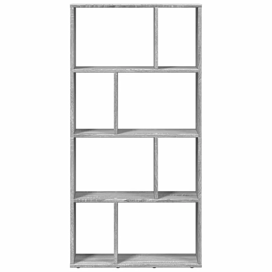 Bibliothèque sonoma gris 60x20x120,5 cm bois d'ingénierie - 5