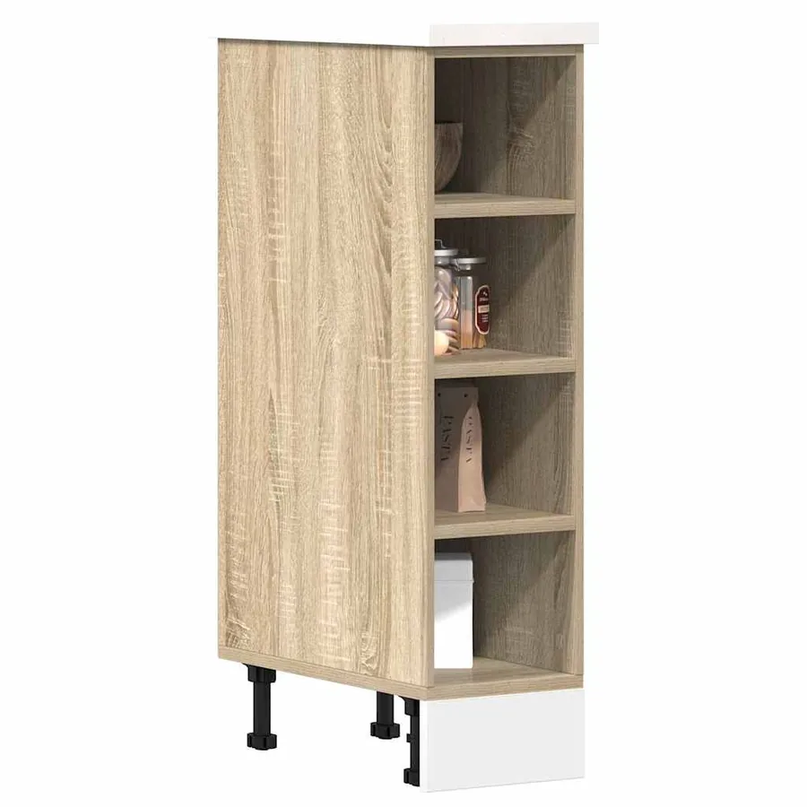 Armoire basse "Riga" chêne sonoma 20x44,5x81,5 cm