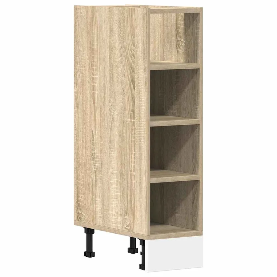 Armoire basse "Riga" chêne sonoma 20x44,5x81,5 cm - 2