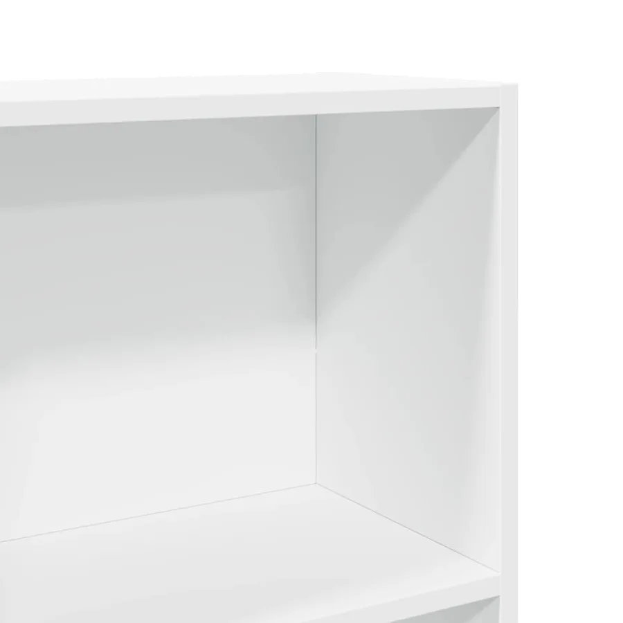 Bibliothèque blanc 40x24x176 cm bois d'ingénierie - 7