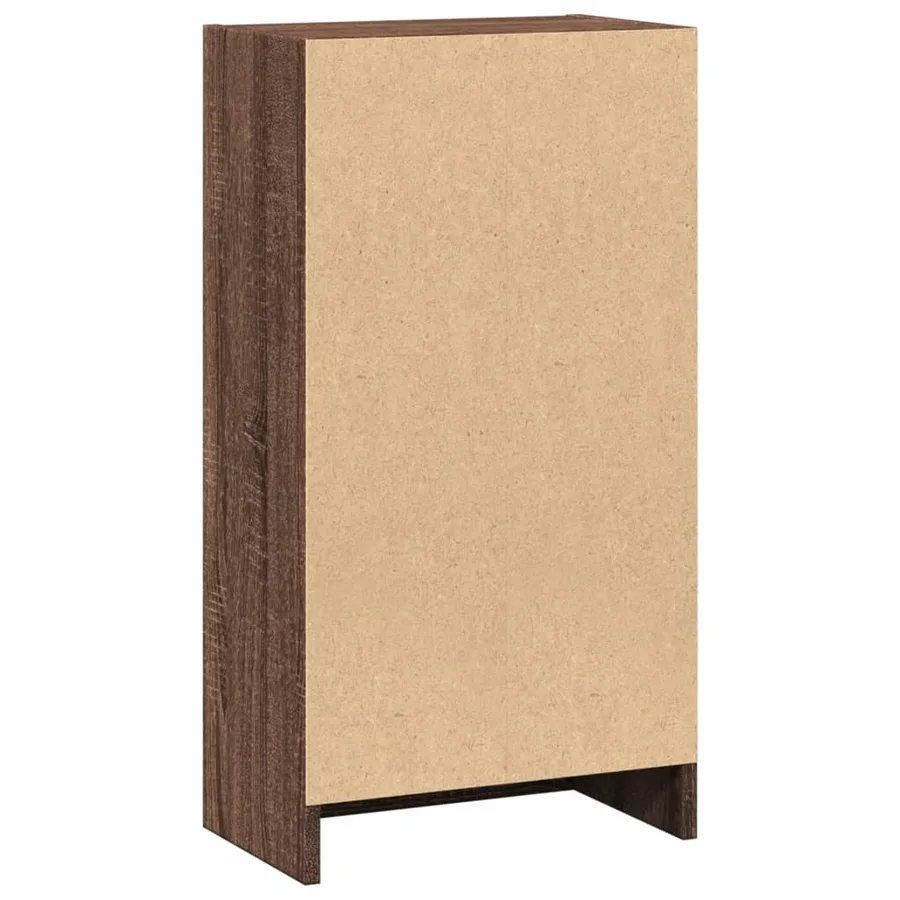 Bibliothèque chêne marron 40x24x76 cm bois d'ingénierie - 5