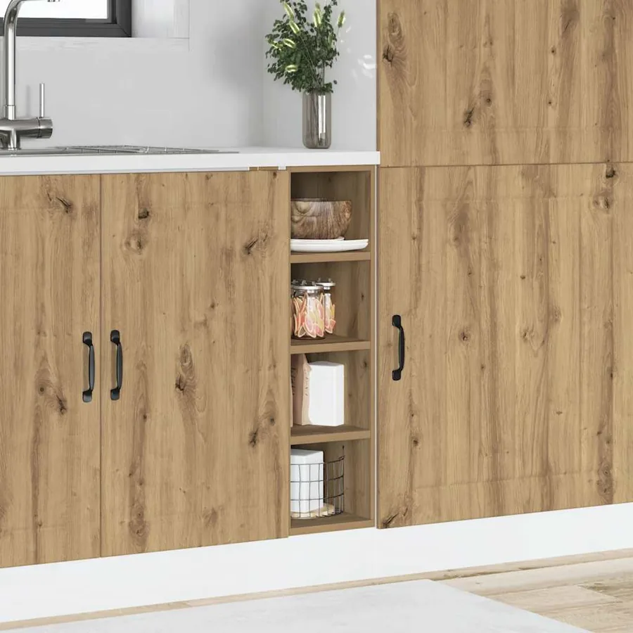 Meuble bas "Riga" Chêne artisanal 20 x 44,5 x 81,5 cm Bois d'ingénierie