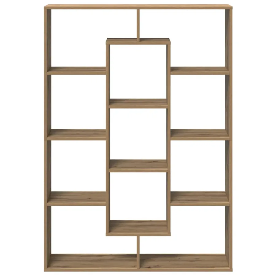 Bibliothèque chêne artisanal 102x29x143 cm bois d'ingénierie - 5