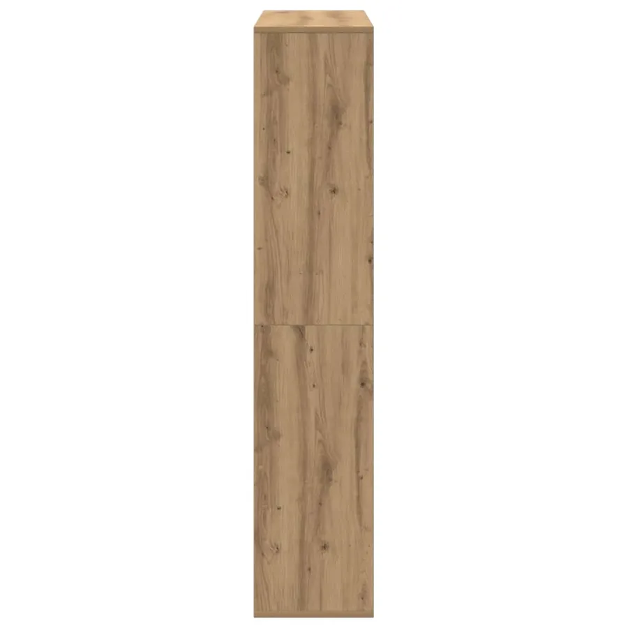 Bibliothèque chêne artisanal 102x29x143 cm bois d'ingénierie - 6