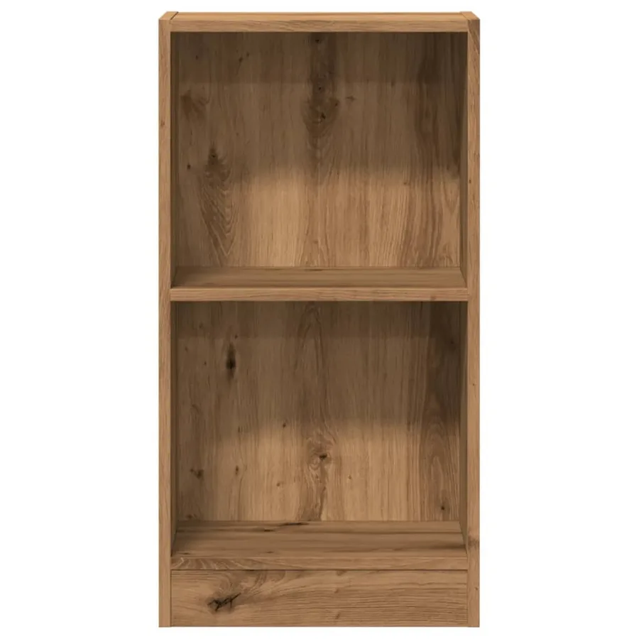 Bibliothèque chêne artisanal 40x24x76 cm bois d'ingénierie - 4