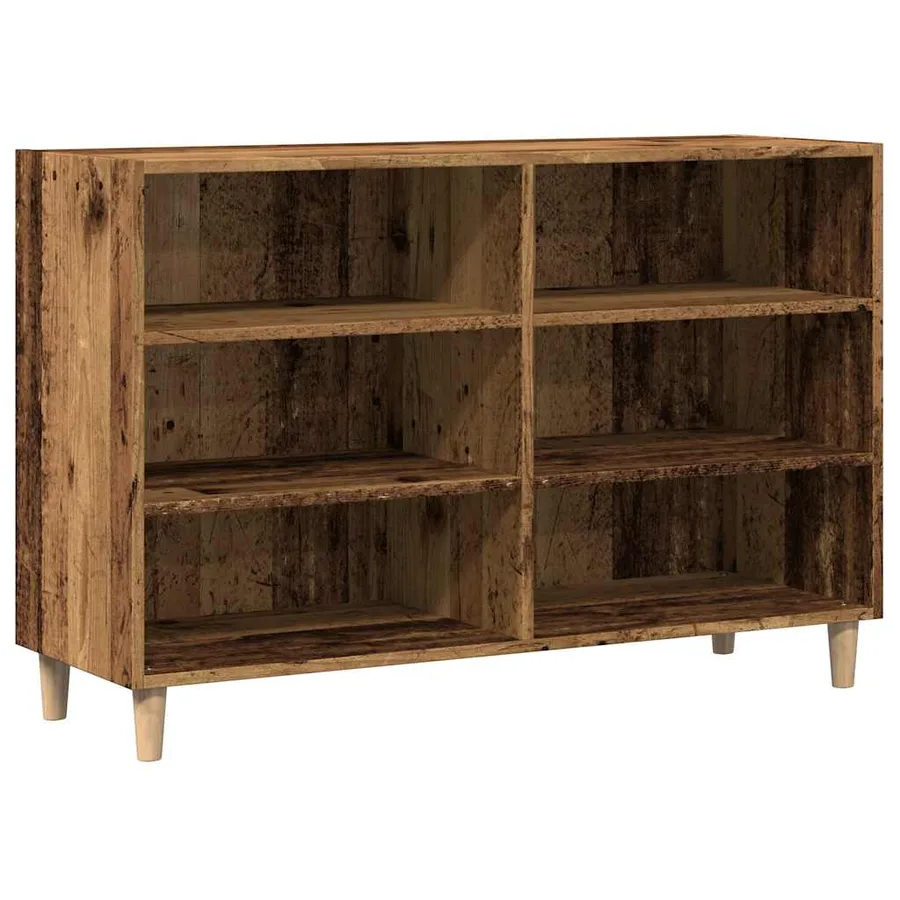 Buffet vieux bois 103,5x35x70 cm bois d'ingénierie - 2