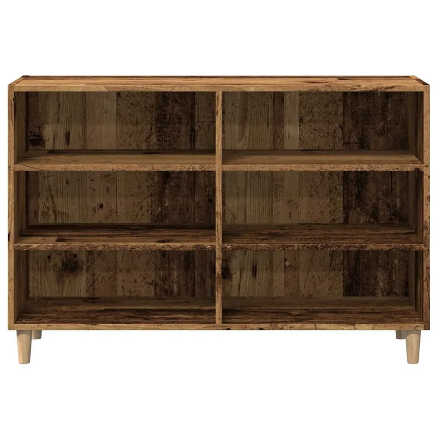 Buffet vieux bois 103,5x35x70 cm bois d'ingénierie - 5
