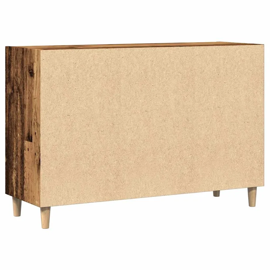 Buffet vieux bois 103,5x35x70 cm bois d'ingénierie - 7
