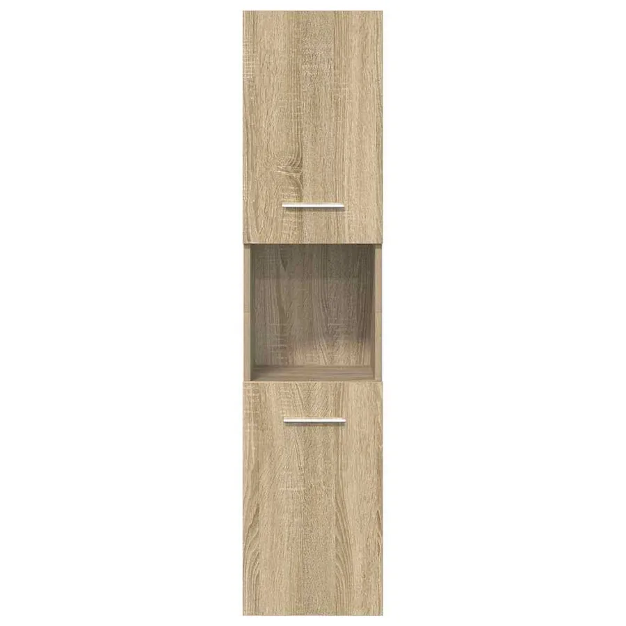 Ensemble de meubles de salle de bain 5 pcs chêne sonoma - 4