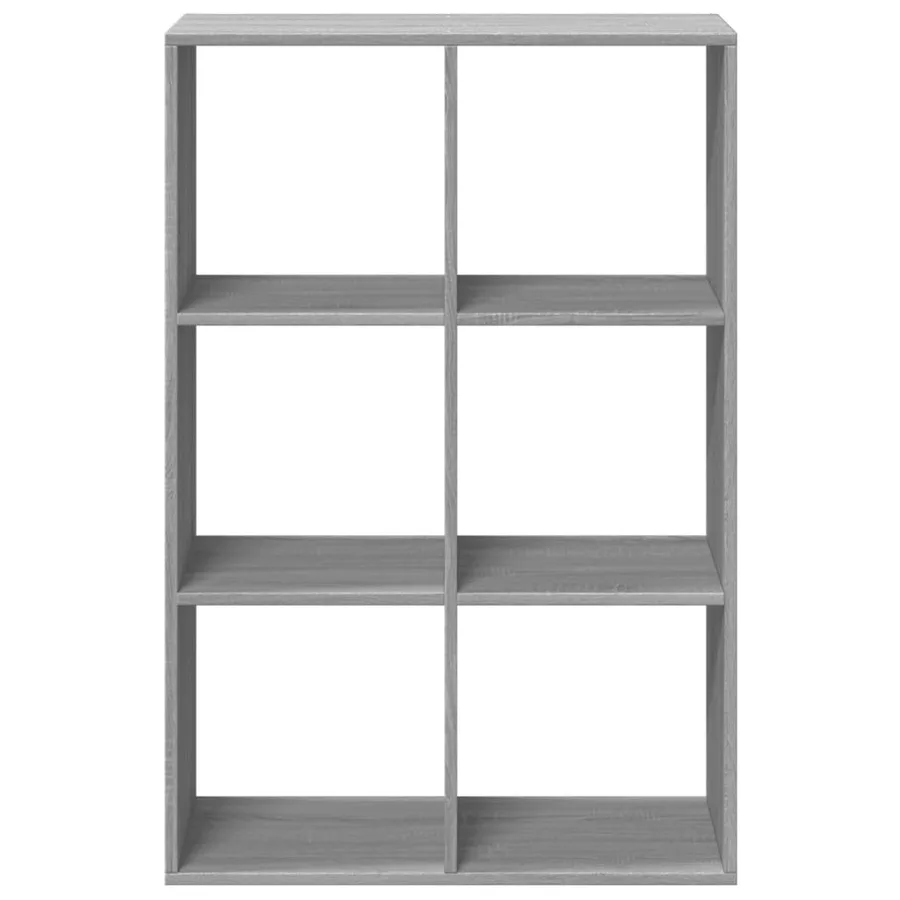 Étagère séparatrice de pièce sonoma gris 69,5x29x103,5 cm - 5