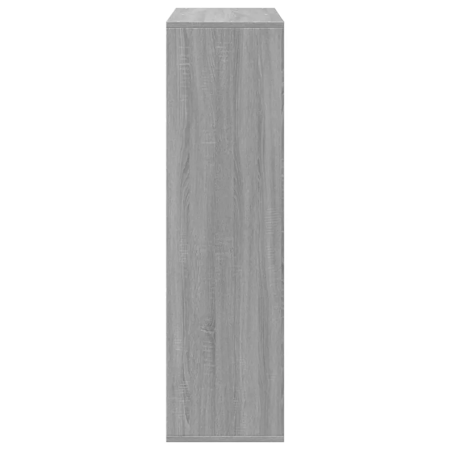 Étagère séparatrice de pièce sonoma gris 69,5x29x103,5 cm - 7