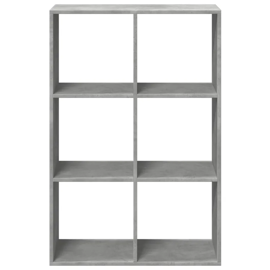 Étagère séparatrice de pièce gris béton 69,5x29x103,5 cm - 5