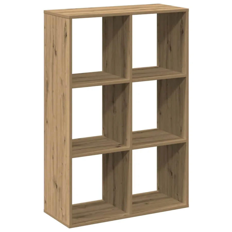 Étagère séparatrice de pièce chêne artisanal 69,5x29x103,5 cm - 2