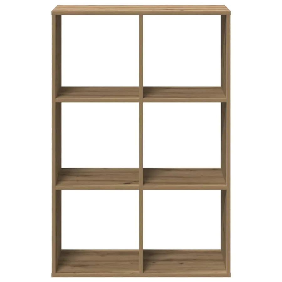 Étagère séparatrice de pièce chêne artisanal 69,5x29x103,5 cm - 5