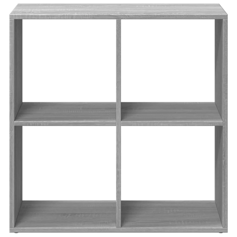 Étagère séparatrice de pièce sonoma gris 69,5x29x69,5 cm - 5