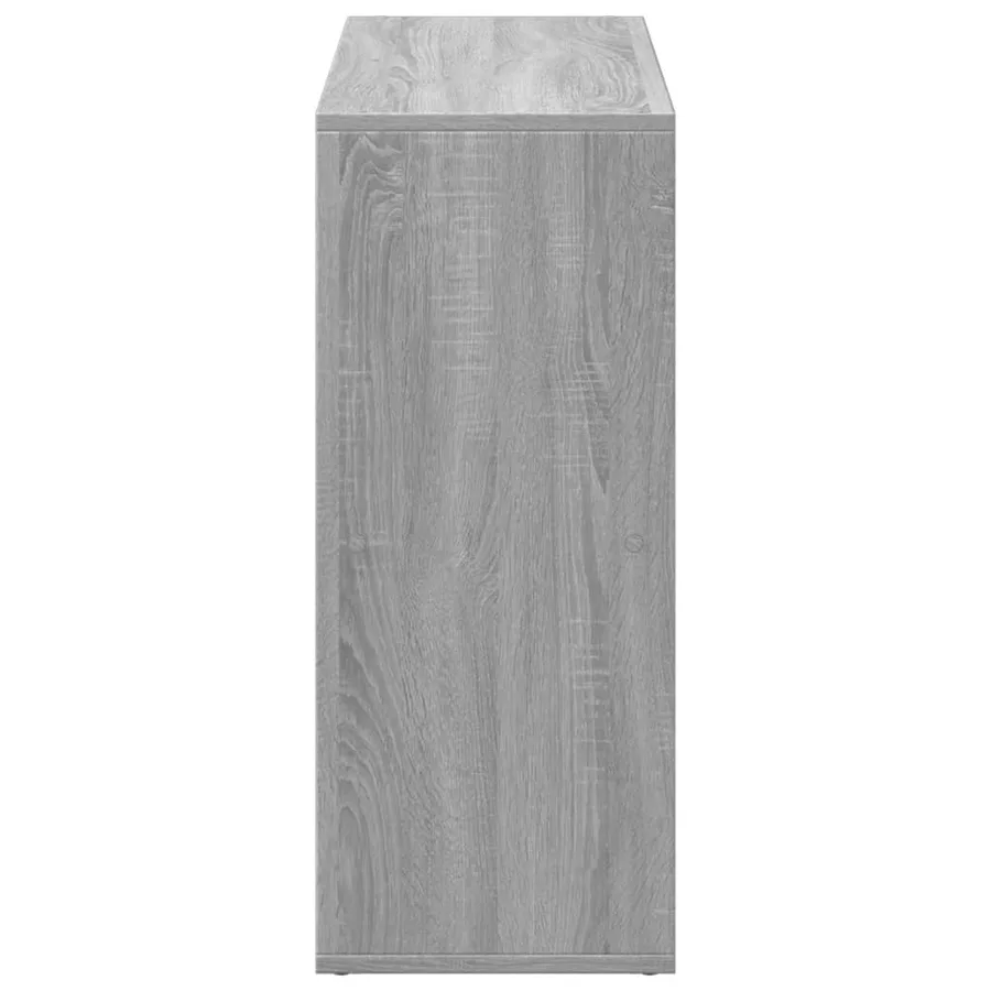 Étagère séparatrice de pièce sonoma gris 69,5x29x69,5 cm - 7