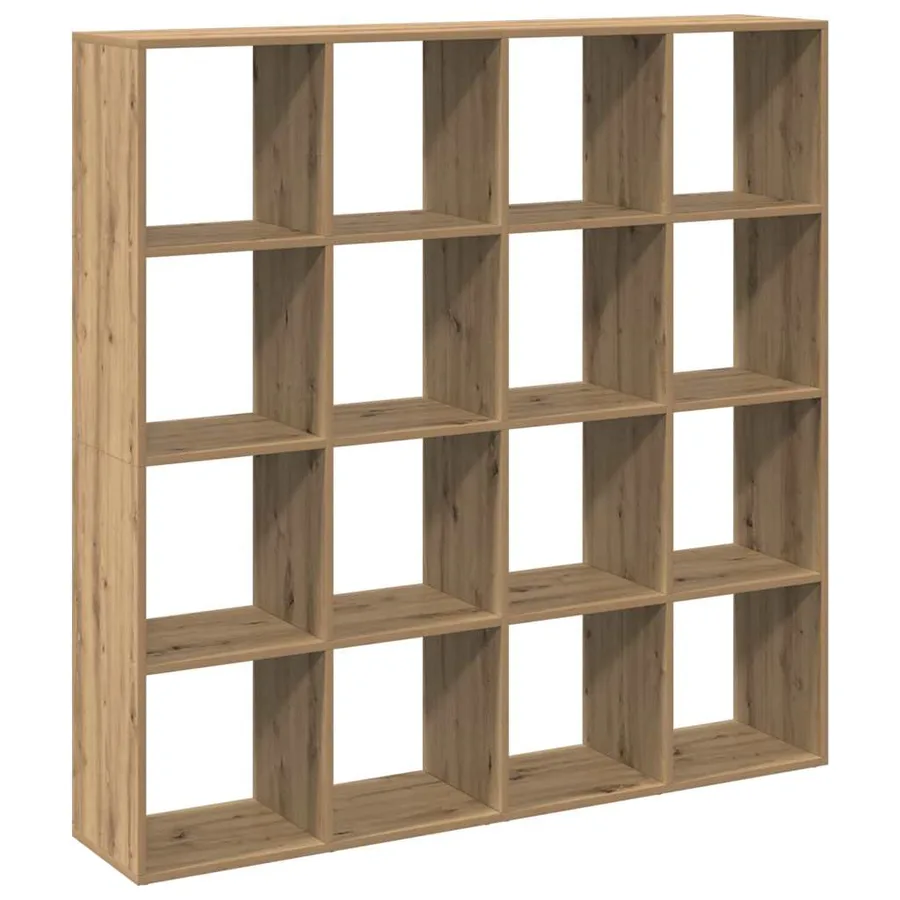 Bibliothèque chêne artisanal 102x29x143 cm bois d'ingénierie - 5