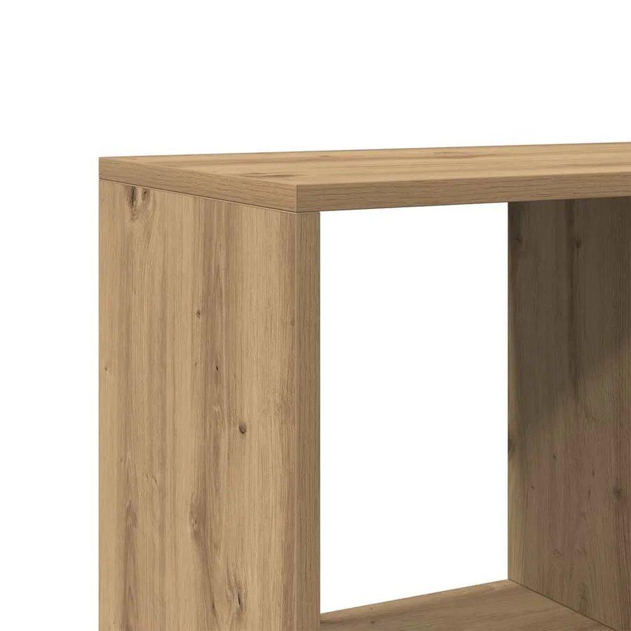 Bibliothèque chêne artisanal 102x29x143 cm bois d'ingénierie - 7