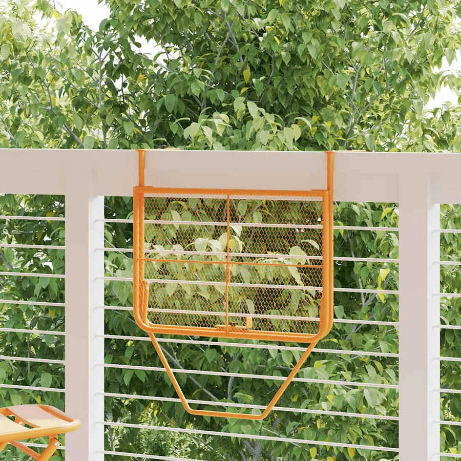 Table de balcon Jaune 60x40 cm Acier - 3