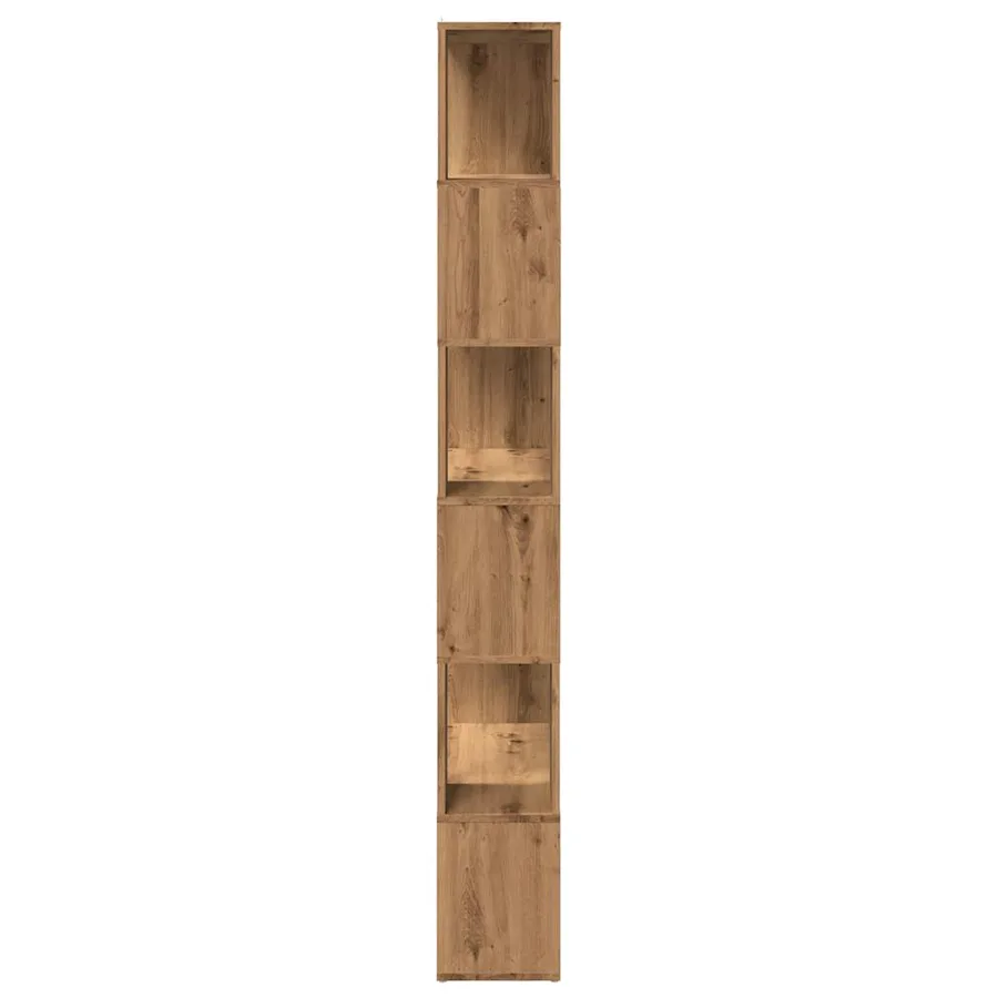 Bibliothèque/Séparateur de pièce chêne artisanal 80x24x186 cm - 5