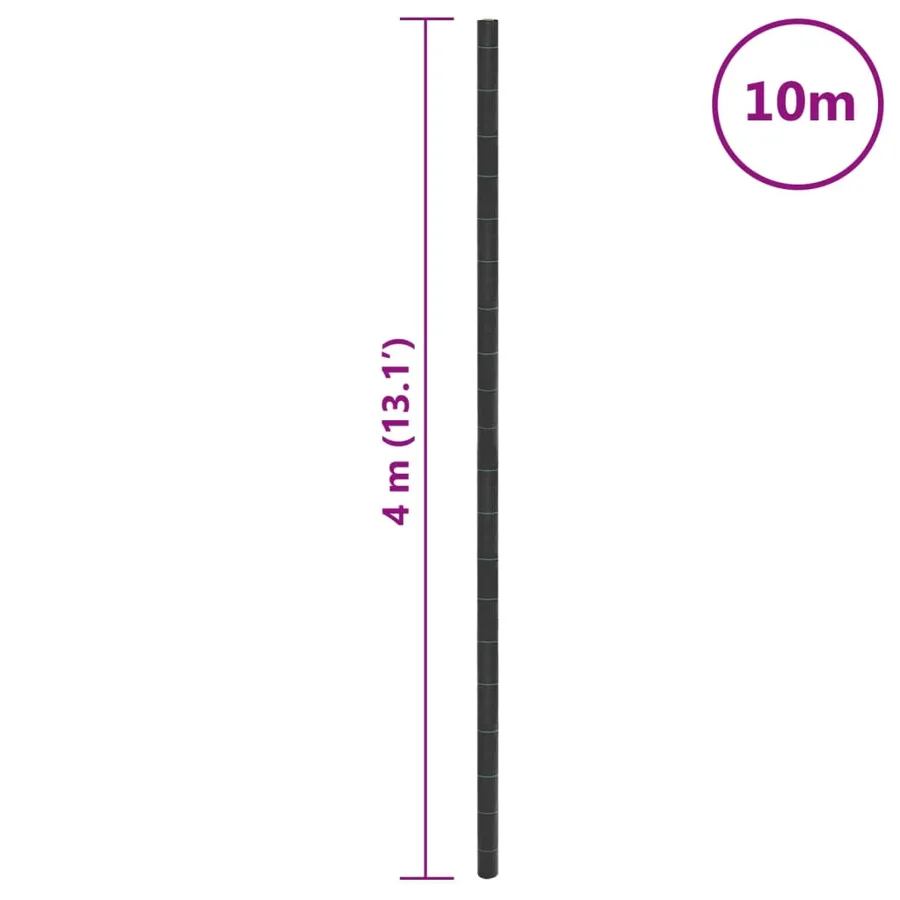 Membrane anti-mauvaises herbes noir 4x10 m PP - 8