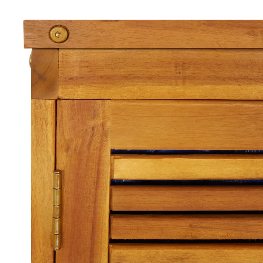 Boîte de rangement de jardin 140x87x104 cm bois massif d'acacia - 6