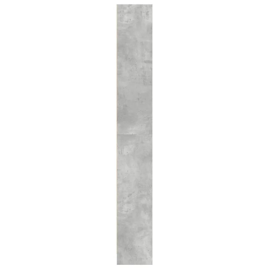 Bibliothèque gris béton 80x24x176 cm bois d'ingénierie - 6