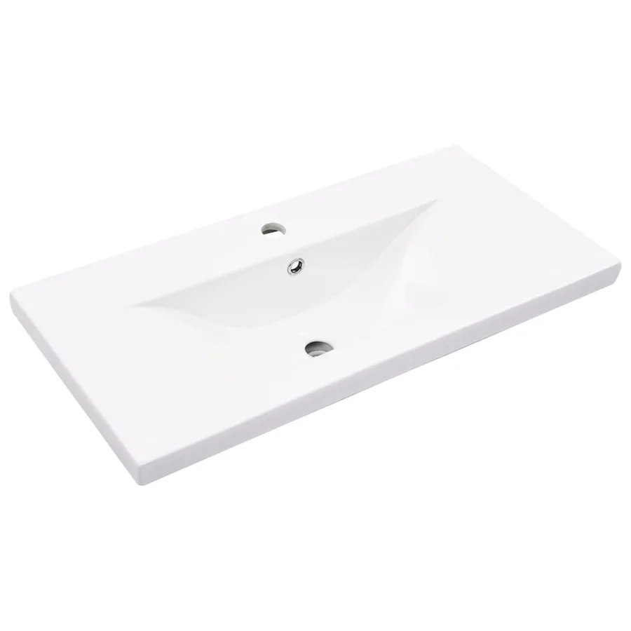 Ensemble de meubles de salle de bain 2 pcs gris béton - 8