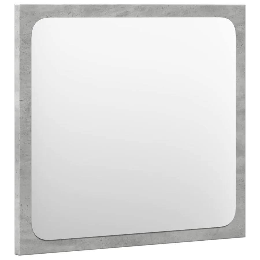 Ensemble de meubles de salle de bain 4 pcs gris béton - 4
