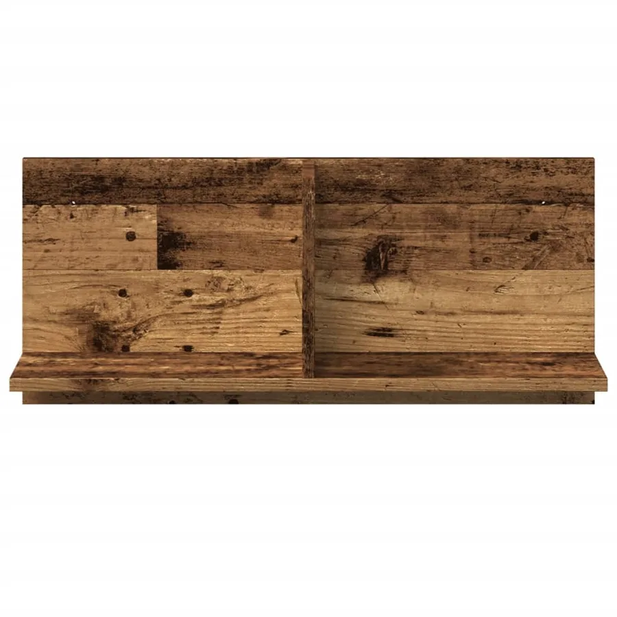 Armoire murale 70x16,5x30 cm vieux bois bois d'ingénierie - 4