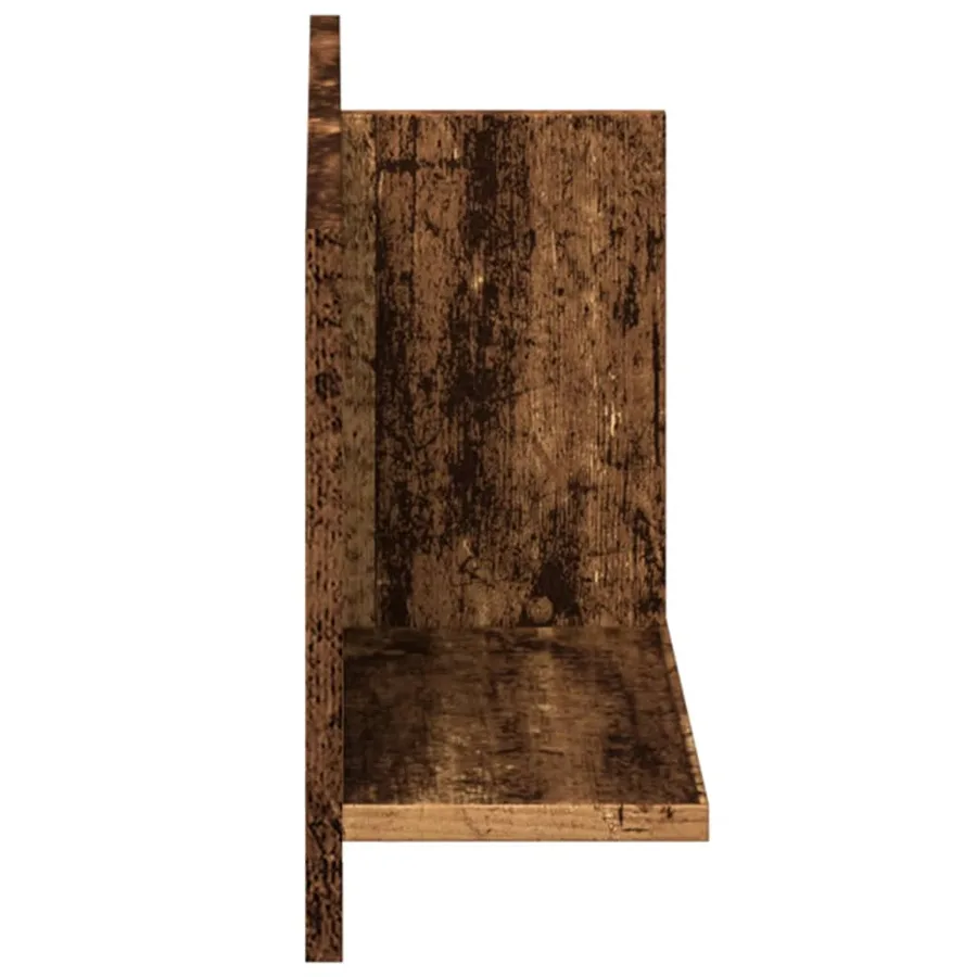 Armoire murale 70x16,5x30 cm vieux bois bois d'ingénierie - 5