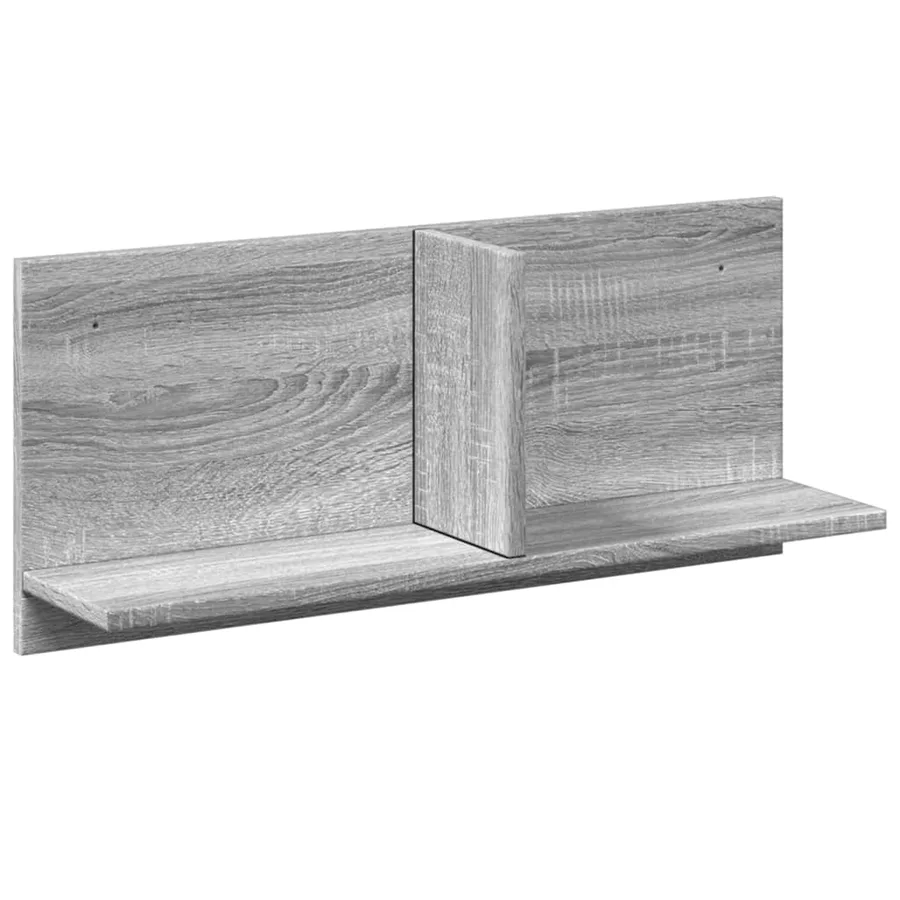 Armoire murale 70x16,5x30 sonoma gris cm bois d'ingénierie - 2