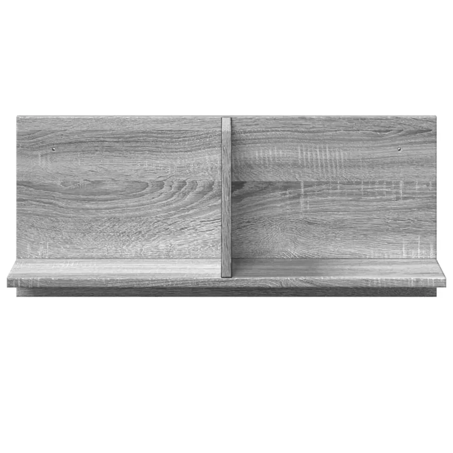 Armoire murale 70x16,5x30 sonoma gris cm bois d'ingénierie - 4