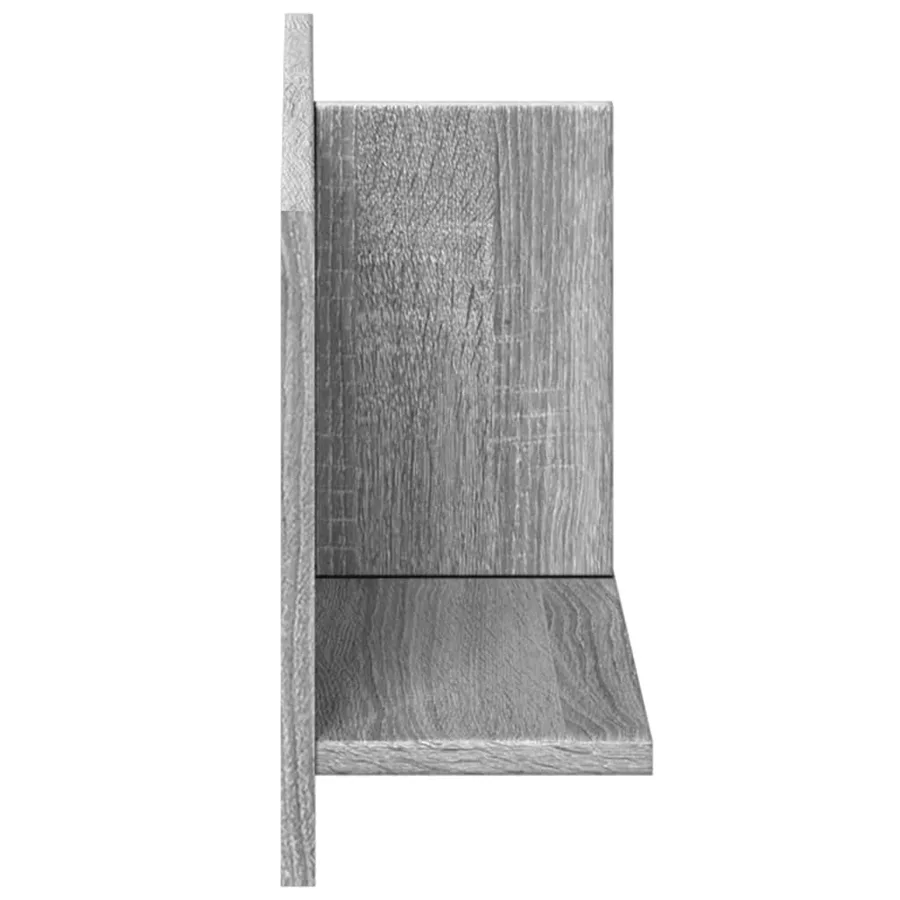 Armoire murale 70x16,5x30 sonoma gris cm bois d'ingénierie - 5