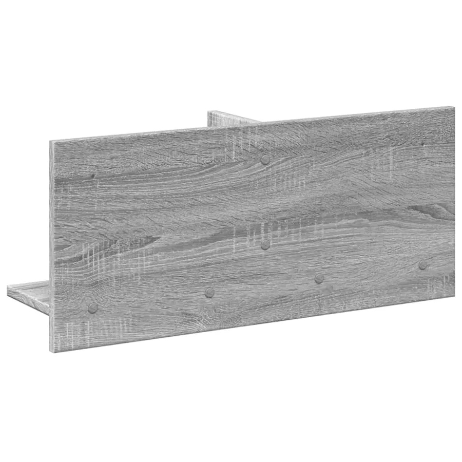 Armoire murale 70x16,5x30 sonoma gris cm bois d'ingénierie - 6