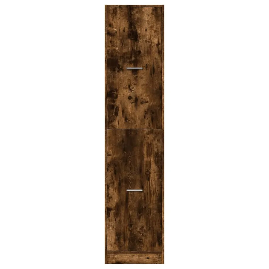 Armoire d'apothicaire chêne fumé 40x41x174,5 cm bois ingénierie - 5