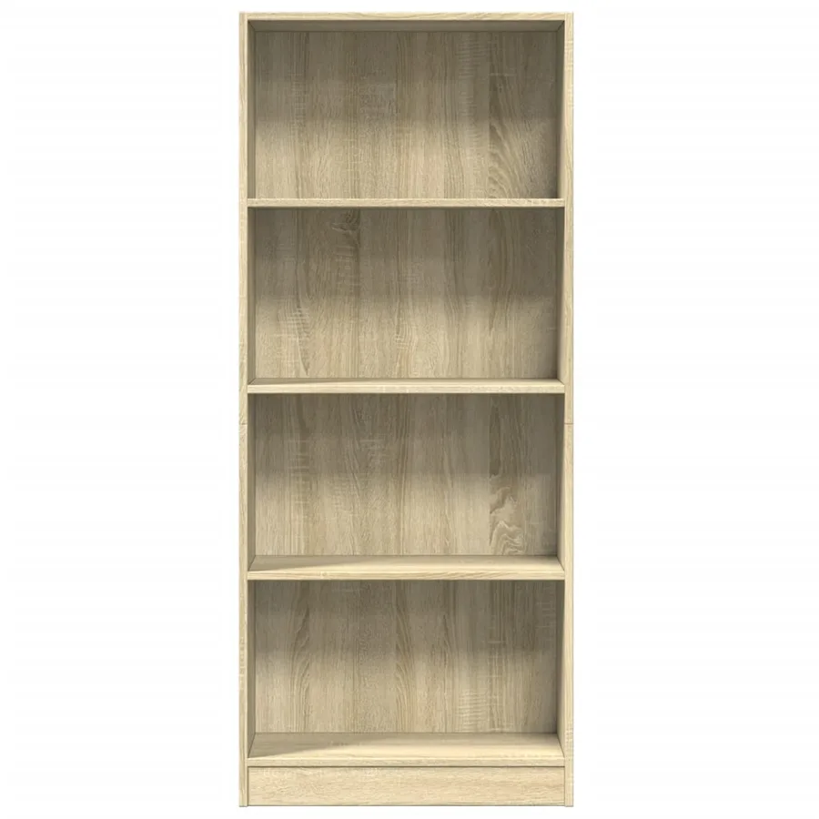 Bibliothèque chêne sonoma 60x24x143 cm bois d'ingénierie - 4