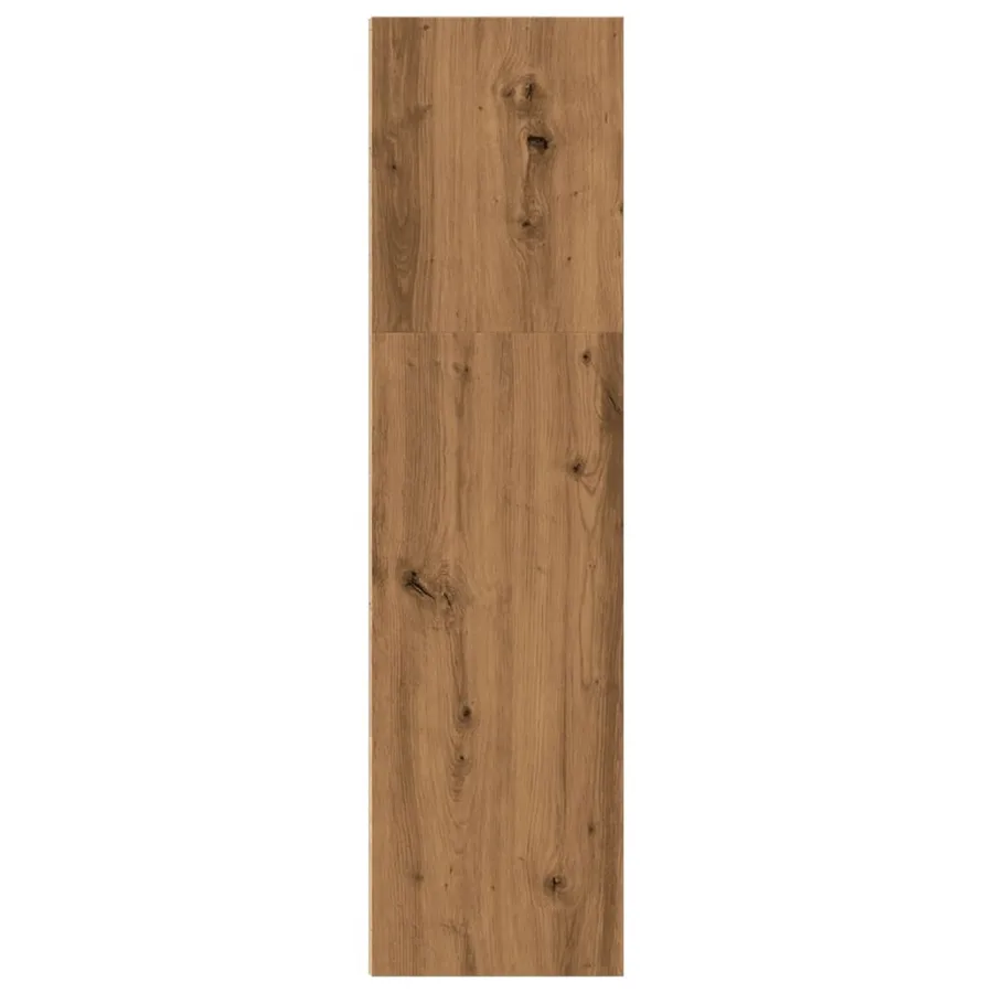 Bibliothèque chêne artisanal 40x30x114 cm bois d'ingénierie - 6