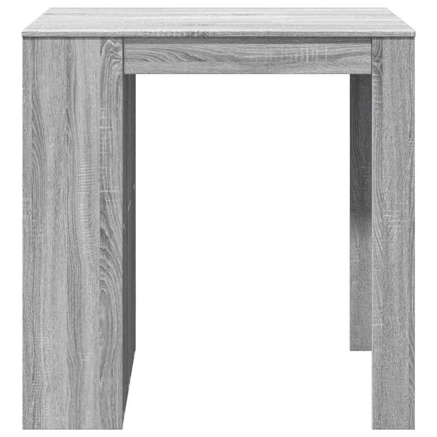 Table de bar sonoma gris 102x70x103,5 cm bois d'ingénierie - 5