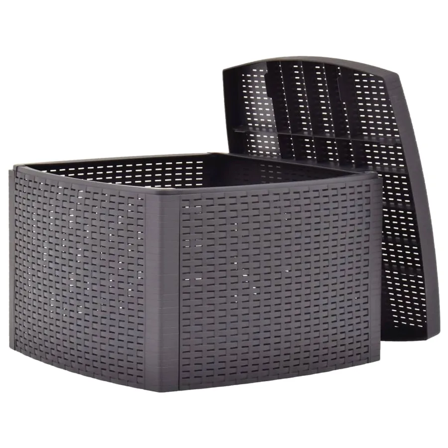 Table d'appoint Mocha 54x54x36,5 cm Plastique - 3