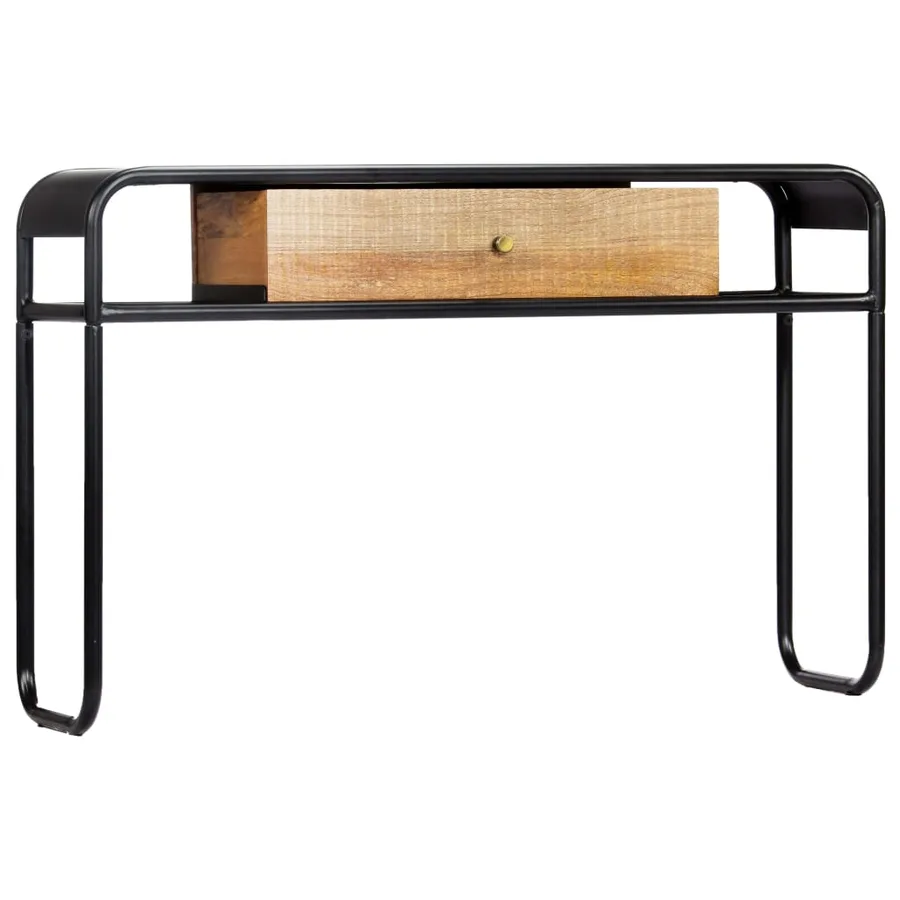 Table console 118 x 30 x 75 cm Bois de manguier massif - 11