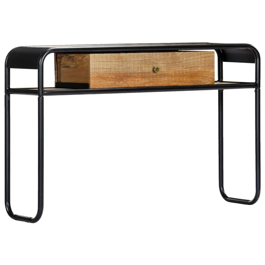 Table console 118 x 30 x 75 cm Bois de manguier massif - 12