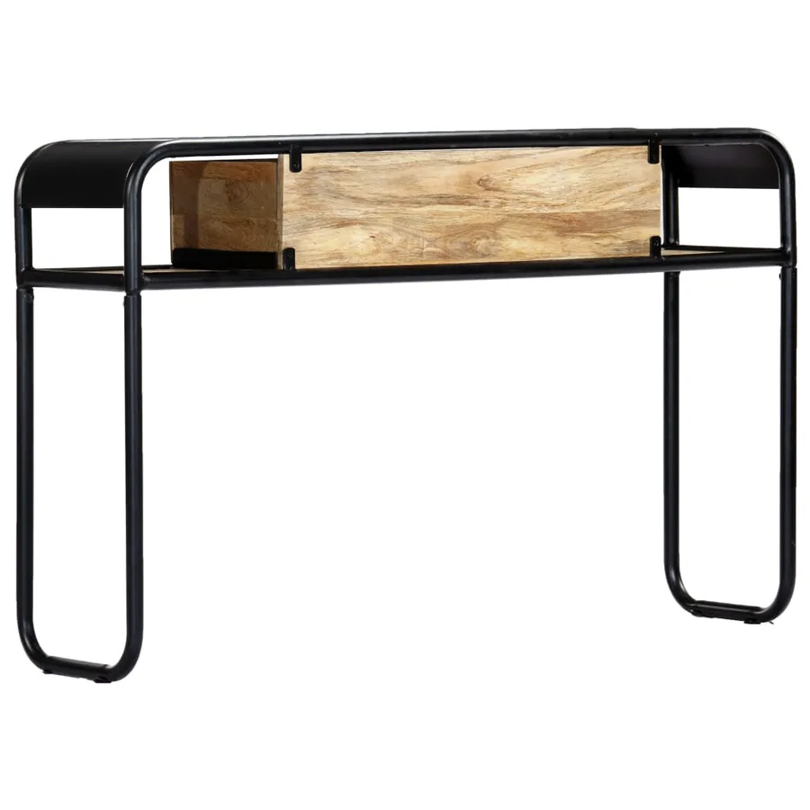 Table console 118 x 30 x 75 cm Bois de manguier massif - 14