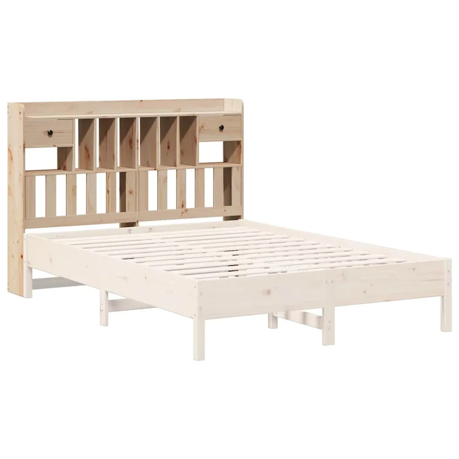 Tête de lit avec rangement 180 cm bois massif de pin - 7